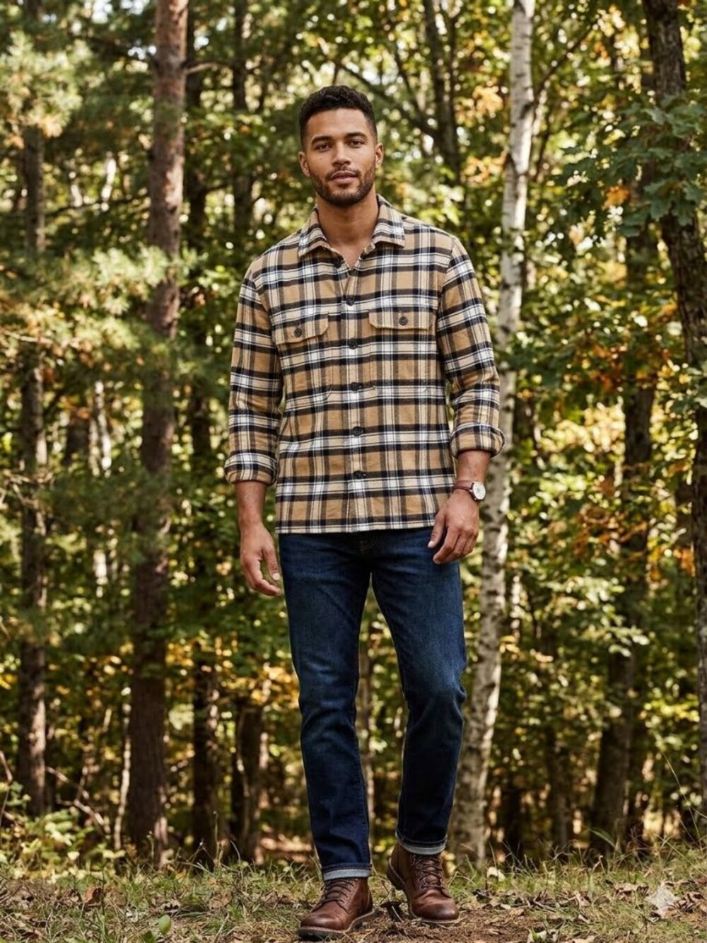 Banana Republic plaid flannel shirt, size XL